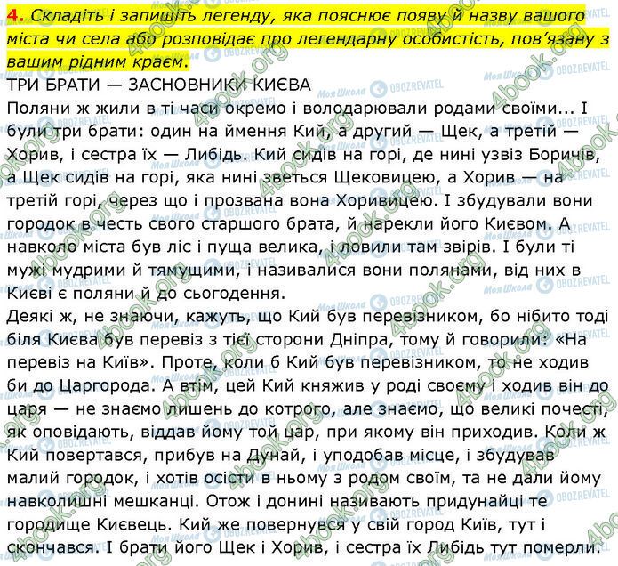 ГДЗ Зарубіжна література 7 клас сторінка Стр.36 (4)