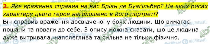 ГДЗ Зарубіжна література 7 клас сторінка Стр.96 (2)