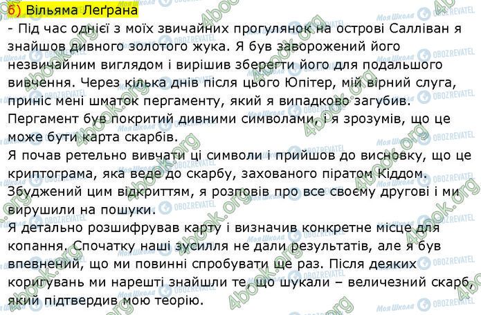 ГДЗ Зарубежная литература 7 класс страница Стр.201 (7б)