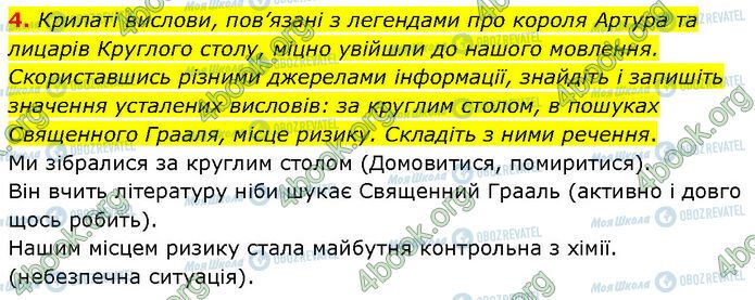 ГДЗ Зарубіжна література 7 клас сторінка Стр.39 (4)