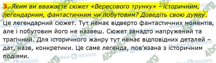 ГДЗ Зарубіжна література 7 клас сторінка Стр.75 (3)