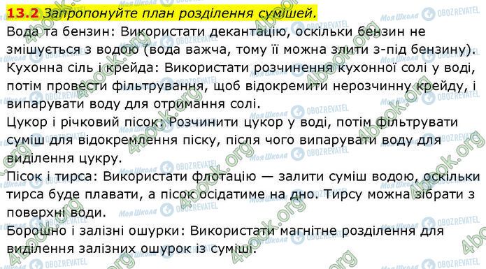 ГДЗ Химия 7 класс страница 13.2