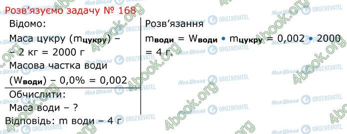 ГДЗ Химия 7 класс страница 14.4 (168)