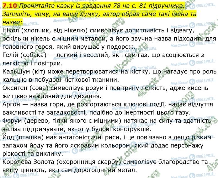 ГДЗ Химия 7 класс страница 7.10