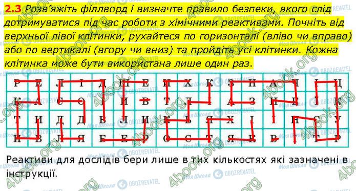 ГДЗ Химия 7 класс страница 2.3