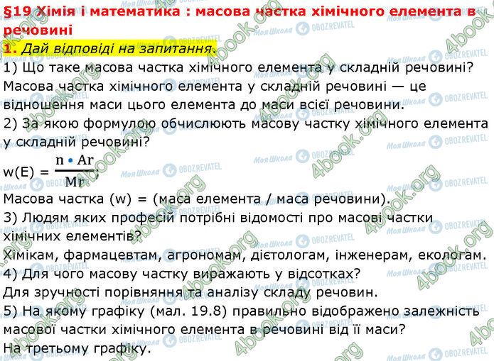ГДЗ Хімія 7 клас сторінка §.19 (1)