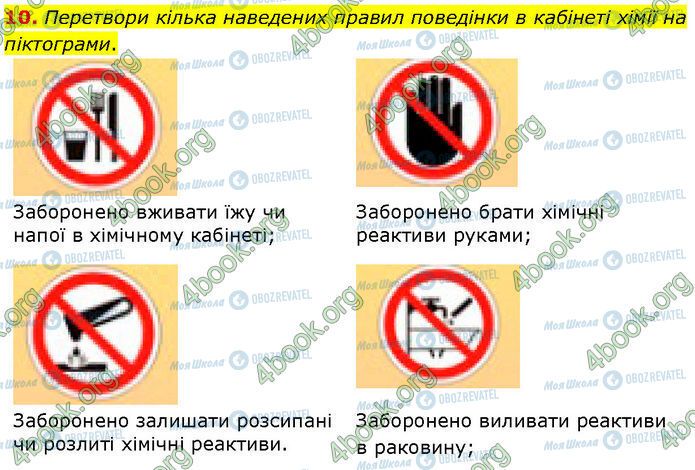 ГДЗ Хімія 7 клас сторінка §.2 (10)