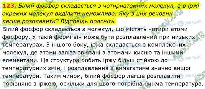 ГДЗ Химия 7 класс страница 123