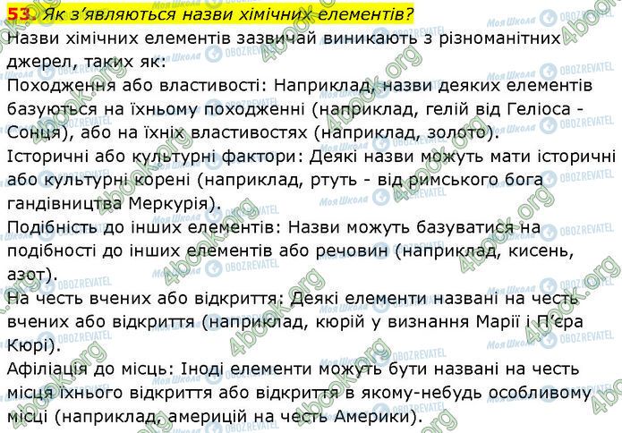 ГДЗ Химия 7 класс страница 53