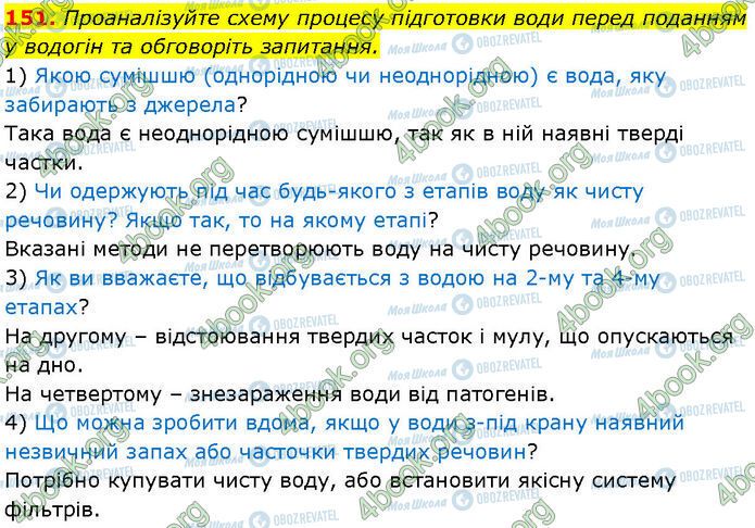 ГДЗ Хімія 7 клас сторінка 151