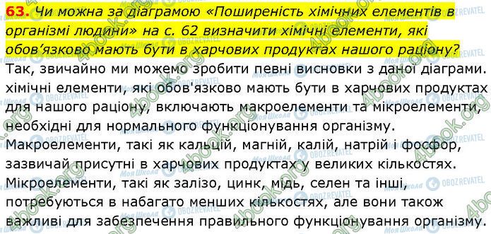 ГДЗ Химия 7 класс страница 63