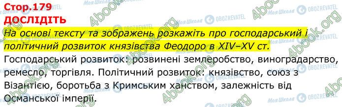 ГДЗ Історія України 7 клас сторінка Стр.179 (1)