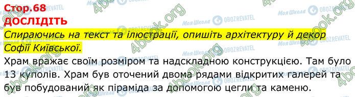 ГДЗ Історія України 7 клас сторінка Стр.68 (1)