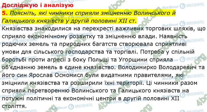 ГДЗ Історія України 7 клас сторінка Стр.104 (5)