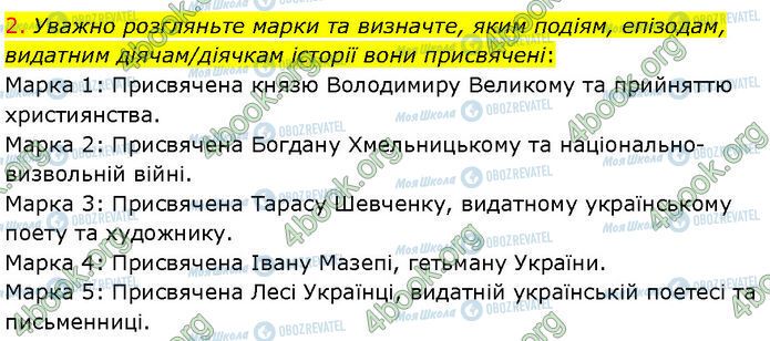ГДЗ Історія України 7 клас сторінка Стр.184 (2)