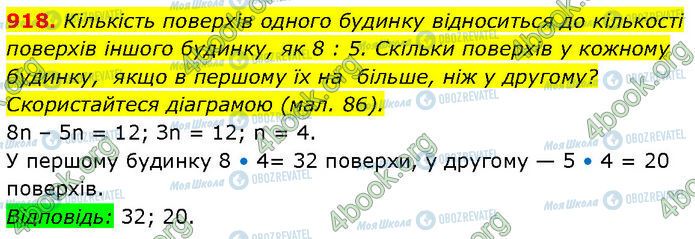 ГДЗ Алгебра 7 клас сторінка 918