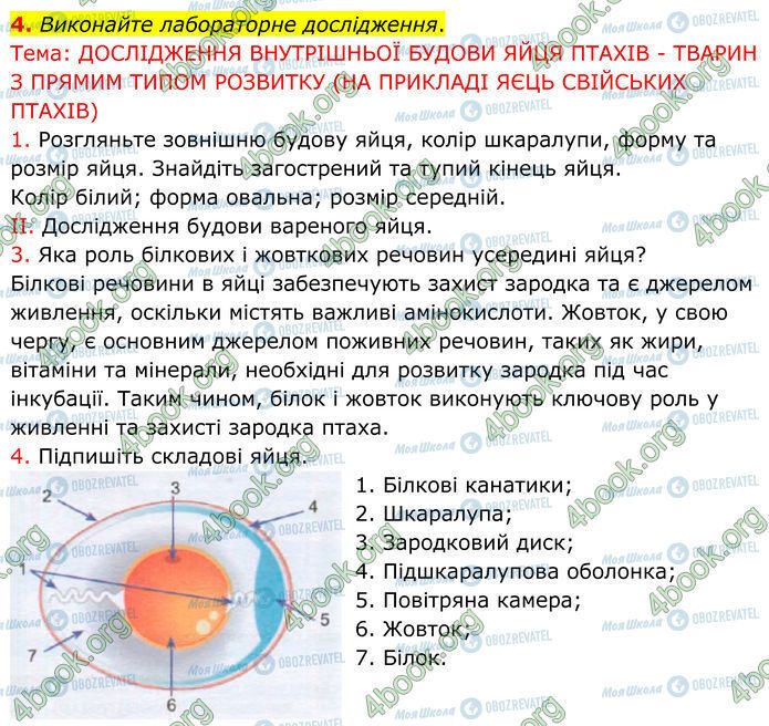 ГДЗ Биология 7 класс страница Стр.61 (4)