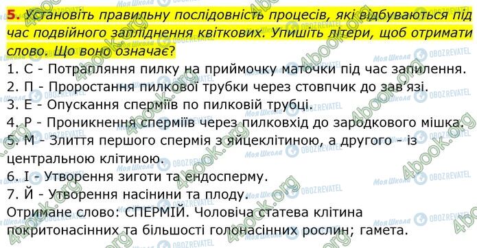 ГДЗ Биология 7 класс страница Стр.47 (5)