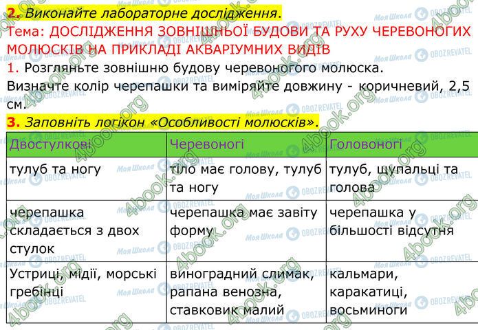 ГДЗ Биология 7 класс страница Стр.71 (2-3)