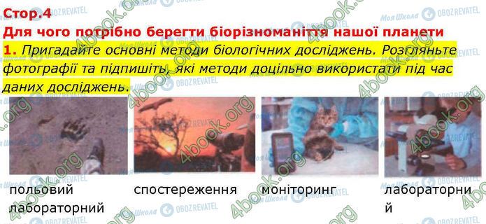ГДЗ Биология 7 класс страница Стр.4 (1)