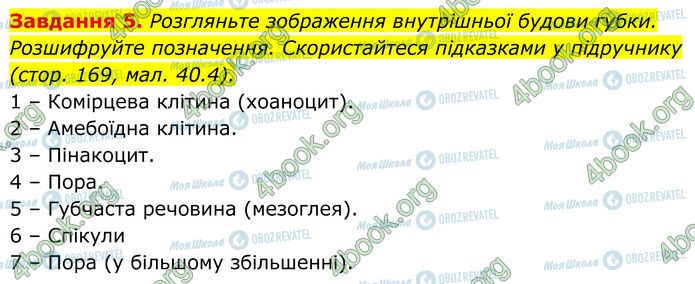 ГДЗ Біологія 7 клас сторінка Стр.91 (5)