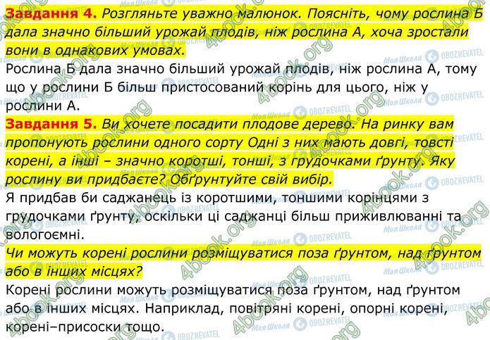 ГДЗ Біологія 7 клас сторінка Стр.38 (4-5)