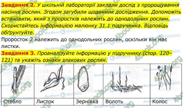 ГДЗ Біологія 7 клас сторінка Стр.70 (2-3)