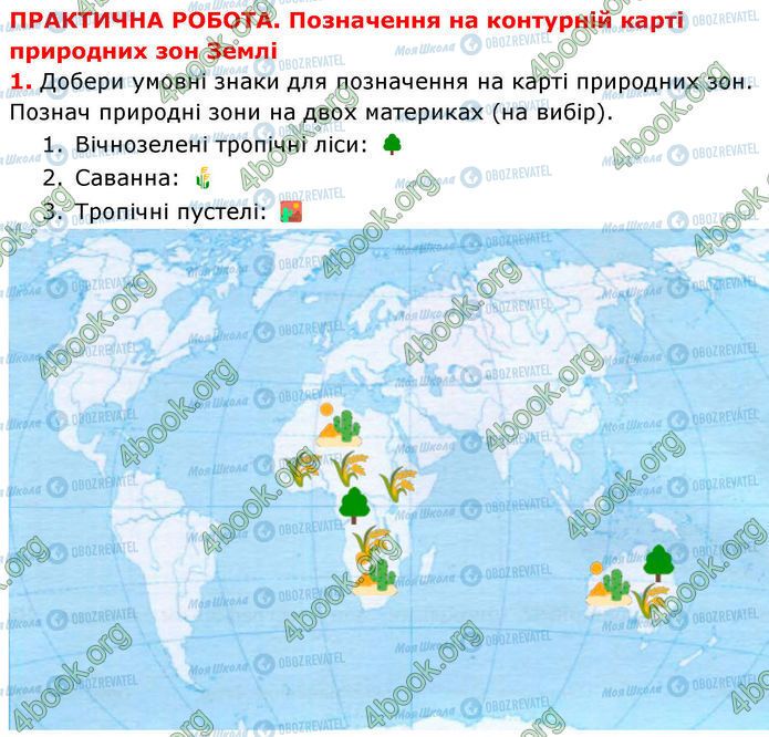 ГДЗ География 7 класс страница Стр.21 (Пр.1)