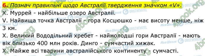 ГДЗ Географія 7 клас сторінка Др.3 (6)