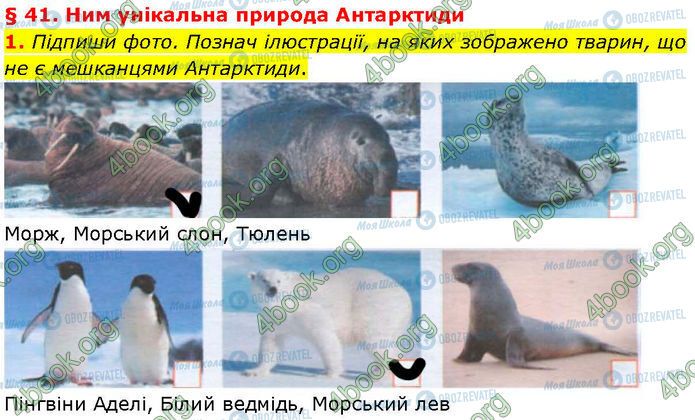 ГДЗ Географія 7 клас сторінка Стр.52 (1)