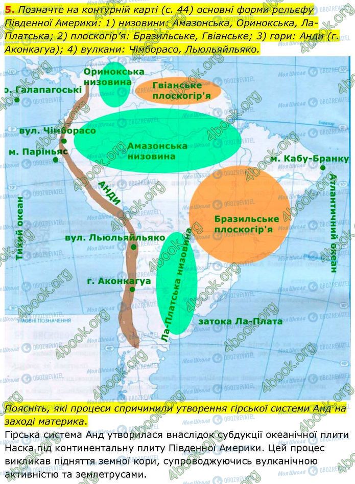 ГДЗ География 7 класс страница Пр.18 (5)