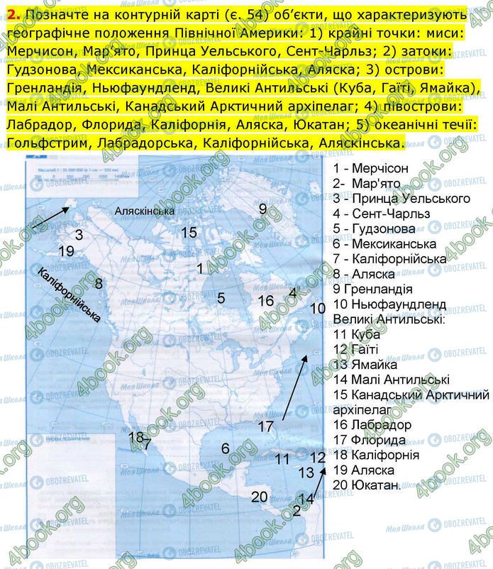 ГДЗ География 7 класс страница Пр.21 (2)