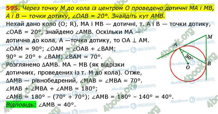ГДЗ Геометрия 7 класс страница 595