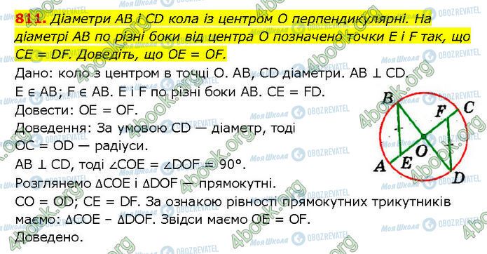ГДЗ Геометрия 7 класс страница 811