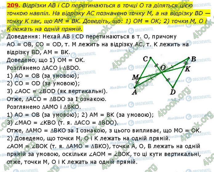 ГДЗ Геометрия 7 класс страница 209