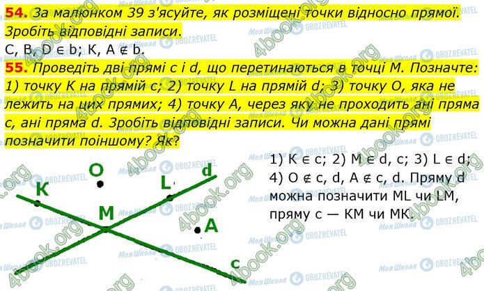 ГДЗ Геометрия 7 класс страница 54-55