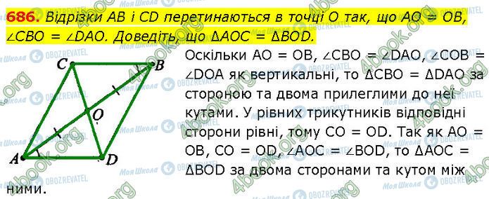 ГДЗ Геометрия 7 класс страница 686