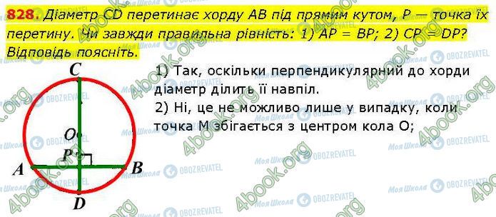 ГДЗ Геометрия 7 класс страница 828