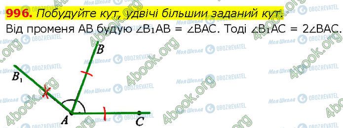 ГДЗ Геометрия 7 класс страница 996