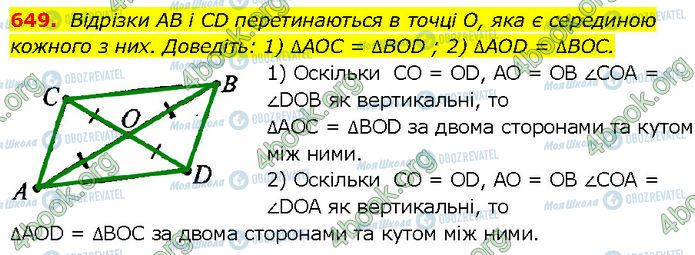 ГДЗ Геометрия 7 класс страница 649