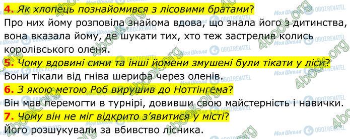 ГДЗ Зарубежная литература 7 класс страница Стр.30 (4-7)