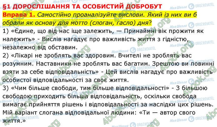 ГДЗ Основы здоровья 7 класс страница §.1 (1)