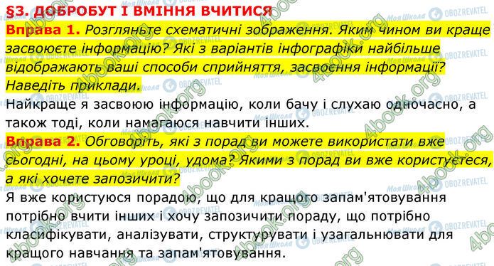 ГДЗ Основы здоровья 7 класс страница §.3 (1-2)