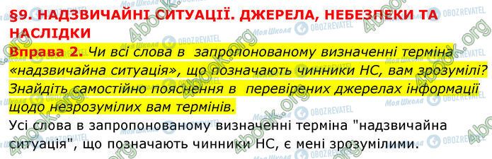 ГДЗ Основы здоровья 7 класс страница §.9 (2)