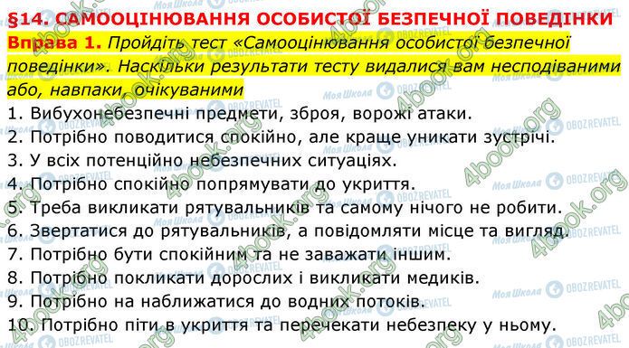 ГДЗ Основы здоровья 7 класс страница §.14 (1)