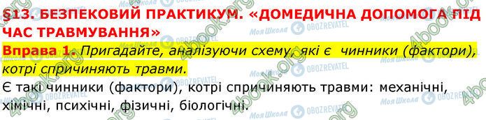 ГДЗ Основы здоровья 7 класс страница §.13 (1)