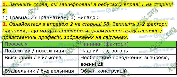 ГДЗ Основи здоров'я 7 клас сторінка Стр.20-(1-2)