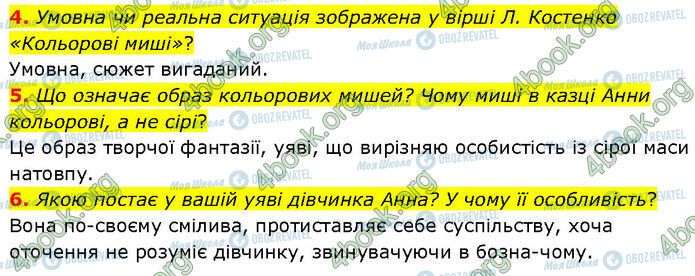 ГДЗ Українська література 7 клас сторінка Стр.97 (4-6)