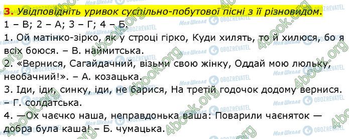 ГДЗ Українська література 7 клас сторінка Стр.20 (3)