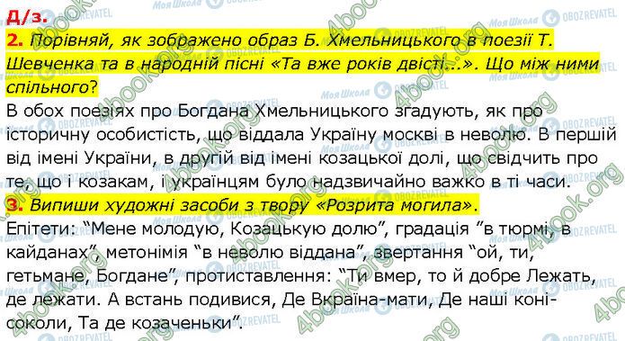 ГДЗ Українська література 7 клас сторінка Стр.42 (Дз)
